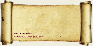 Isidor Jurčević vizit kartica